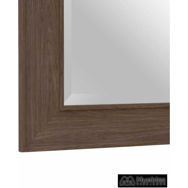 Espejo marron madera decoracion 56 x 2 x 126 cm 4