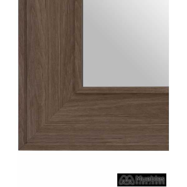 Espejo marron madera decoracion 66 x 2 x 86 cm 5