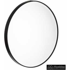 espejo negro aluminio cristal 100 x 4 x 100 cm
