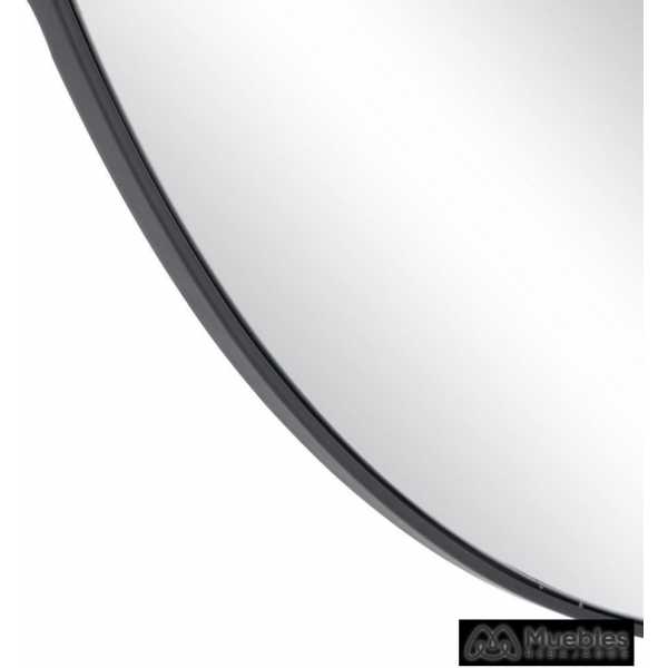 Espejo negro metal decoracion 139 x 150 x 139 cm 5