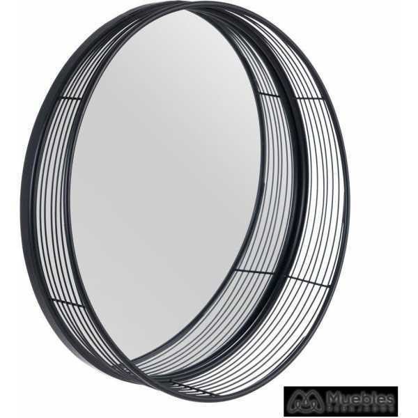 Espejo negro metal decoracion 6050 x 1550 x 6050 cm 2