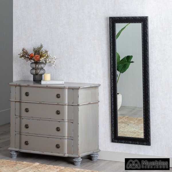 Espejo negro rozado dm decoracion 4250 x 3 x 13250 cm 6