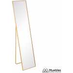 espejo oro aluminio cristal 35 x 250 x 151 cm