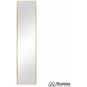 espejo oro aluminio cristal decoracion 35 x 350 x 151 cm