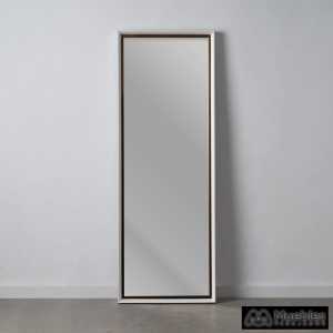 espejo oro blanco madera decoracion 56 x 6 x 156 cm