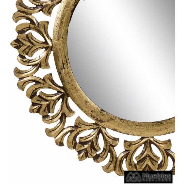 Espejo oro dm decoracion 76 x 175 x 76 cm 4