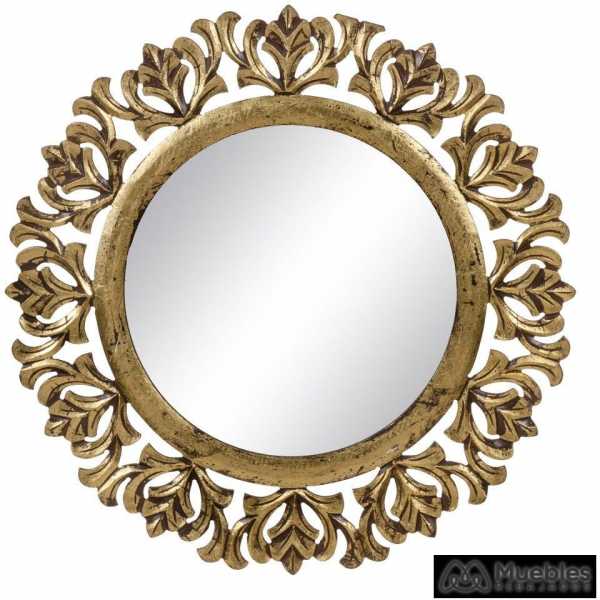 Espejo oro dm decoracion 76 x 175 x 76 cm
