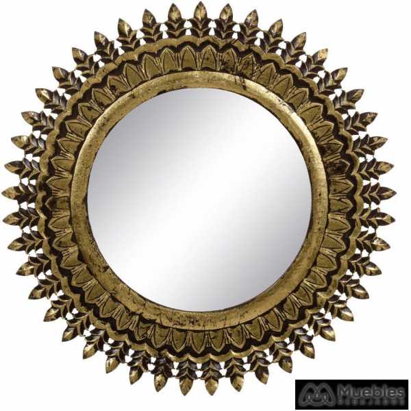 Espejo oro dm decoracion 78 x 175 x 78 cm