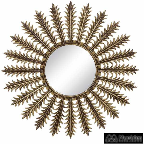 Espejo oro dm decoracion 90 x 175 x 90 cm 19
