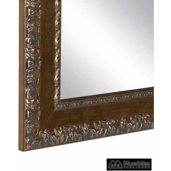 Espejo oro envejecido dm decoracion 7250 x 3 x 93 cm 5