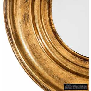 espejo oro metal decoracion 60 x 12 x 60 cm 2
