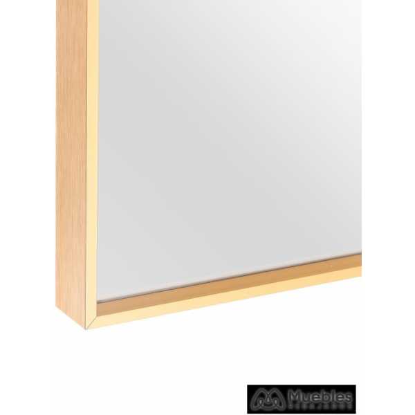 espejo oro metal decoracion 60 x 80 cm 2