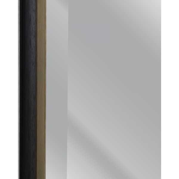 Espejo oro negro madera decoracion 46 x 6 x 116 cm 3