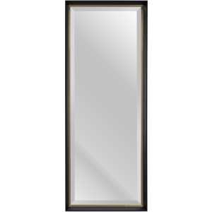 espejo oro negro madera decoracion 46 x 6 x 116 cm