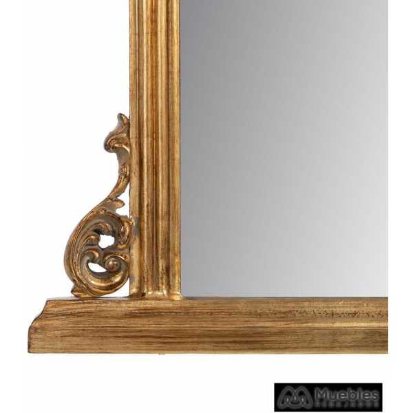 Espejo oro viejo cristal madera 103 x 5 x 108 cm 3