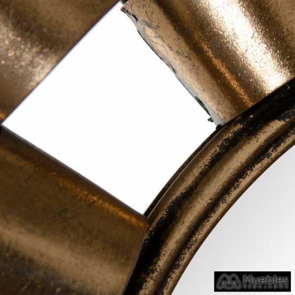 Espejo oro viejo metal cristal 63 x 450 x 63 cm 6