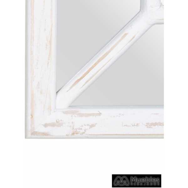 Espejo pared blanco madera decoracion 61 x 250 x 76 cm 3
