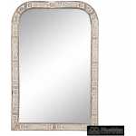 espejo pared blanco rozado madera 51 x 3 x 76 cm