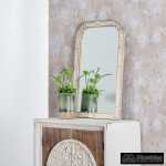 espejo pared blanco rozado madera 51 x 3 x 76 cm 7