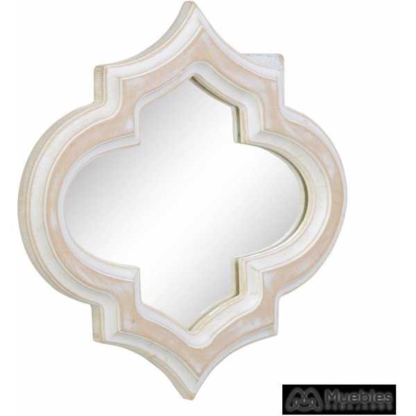 Espejo pared blanco rozado mdf 31 x 2 x 3050 cm 2