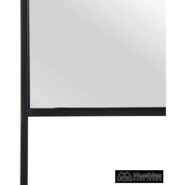 Espejo pared negro metal decoracion 60 x 250 x 90 cm 3