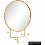 espejo perchero oro metal decoracion 76 x 6 x 104 cm 2