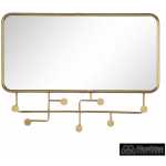 espejo perchero oro metal decoracion 8050 x 650 x 6050 cm 2