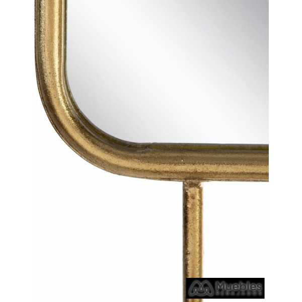 Espejo perchero oro metal decoracion 8050 x 650 x 6050 cm 4