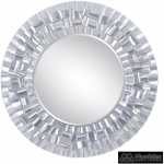 espejo plata pu cristal decoracion 118 x 1020 x 118 cm