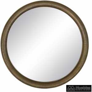 espejo redondo oro envejecido aluminio 74 x 250 x 74 cm