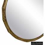 espejo redondo oro envejecido aluminio 74 x 74 cm 3