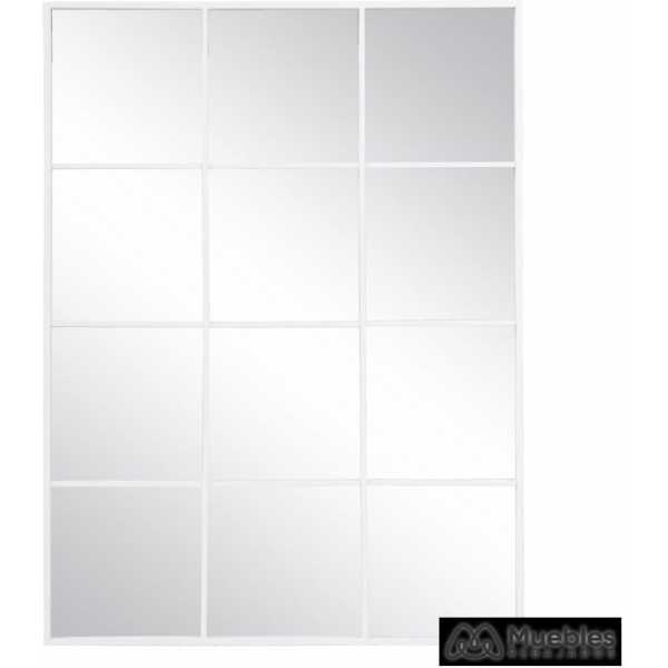 espejo ventana blanco metal cristal 90 x 3 x 120 cm 2
