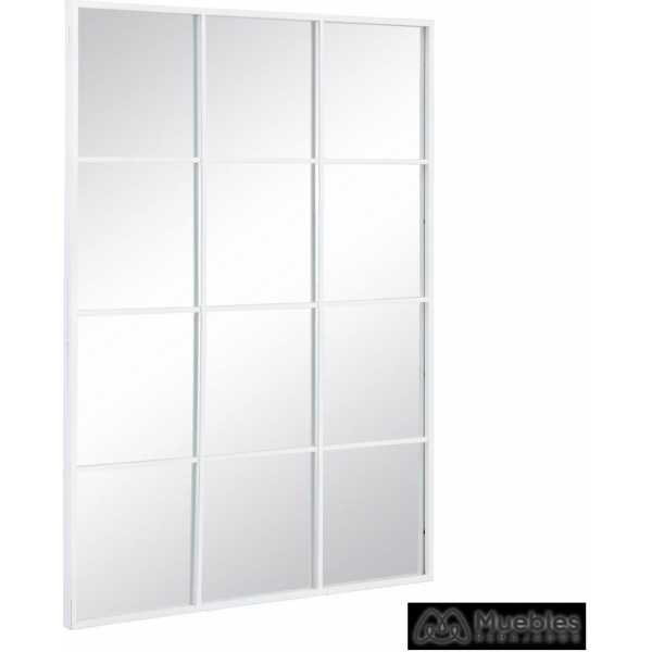 Espejo ventana blanco metal cristal 90 x 3 x 120 cm 3