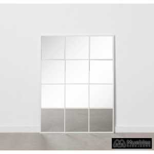 espejo ventana blanco metal cristal 90 x 3 x 120 cm