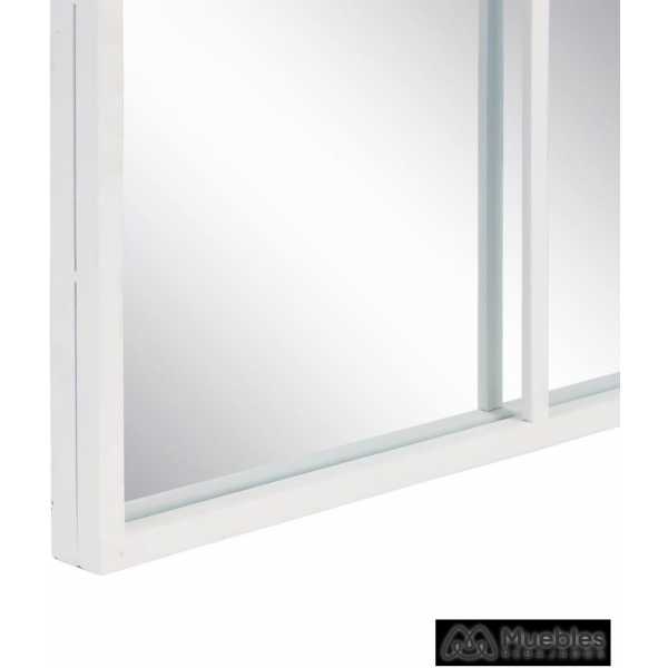 Espejo ventana blanco metal cristal 90 x 3 x 180 cm 4
