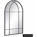 espejo ventana negro metal decoracion 80 x 250 x 120 cm 2