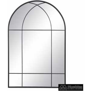 espejo ventana negro metal decoracion 80 x 250 x 120 cm