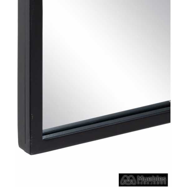 Espejo ventana negro metal decoracion 80 x 250 x 120 cm 5