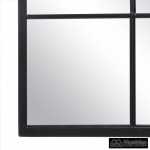 espejo ventana negro metal decoracion 80 x 250 x 120 cm 6