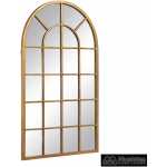 espejo ventana oro metal decoracion 65 x 250 x 110 cm 2