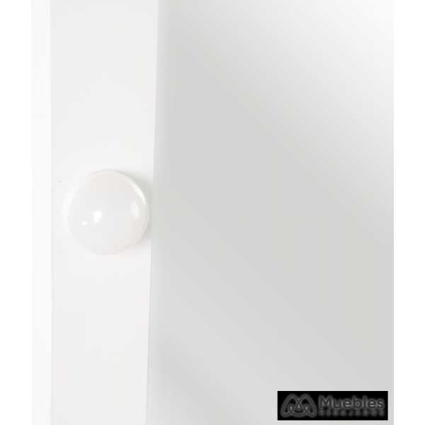 Espejo vestidor blanco dm cristal 40 x 5 x 130 cm 3