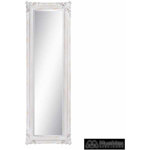 Espejo vestidor blanco rozado 56 x 4 x 172 cm 2