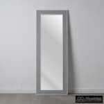 espejo vestidor gris blanco madera 56 x 2 x 156 cm