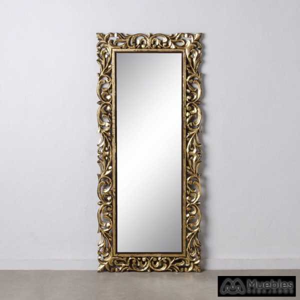 Espejo vestidor oro dm decoracion 66 x 350 x 151 cm