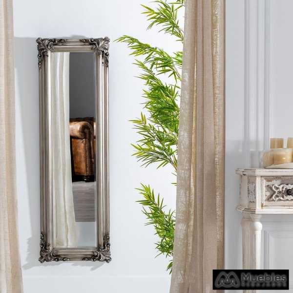 Espejo vestidor plata envejecida 46 x 6 x 147 cm 7