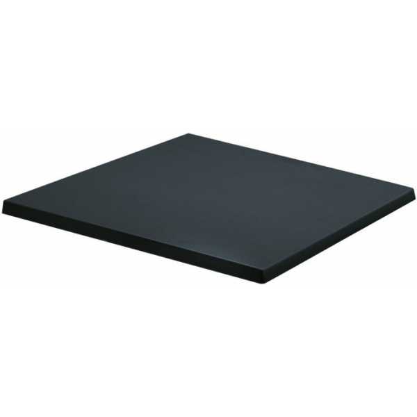 mesa alta rodano negra base 110 cms y tapa de 70x70 cms color a elegir 1