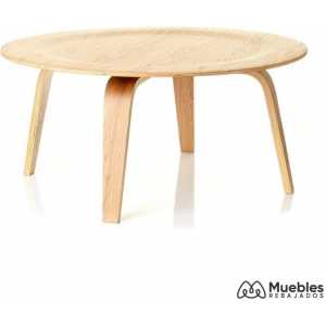 mesa ame baja madera curvada fresno