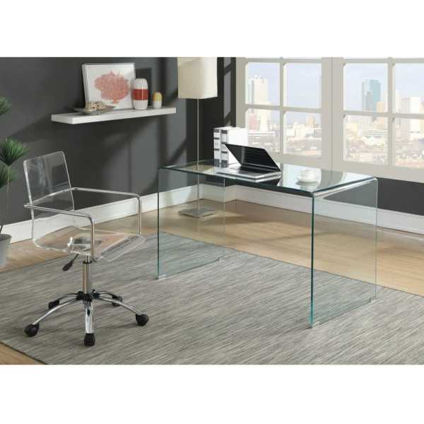mesa apolo cristal curvado transparente 125 x 70 cms 3