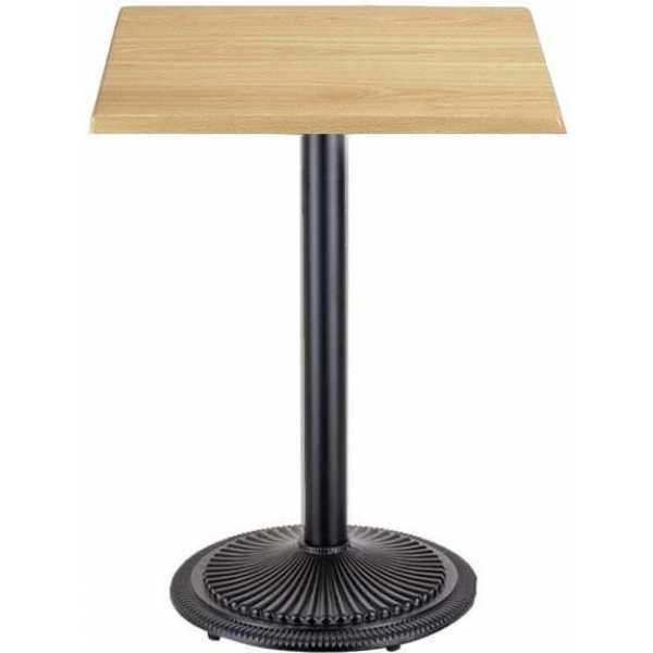 mesa arno negra base de 72 cms y tapa de 70x70 cms color a elegir