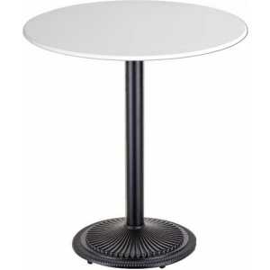 mesa arno negra base de 72 cms y tapa de 80 cms color a elegir